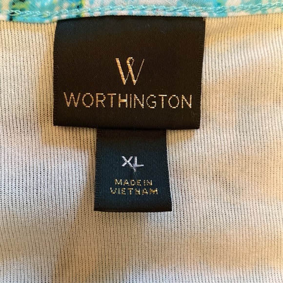 Worthington blouse sleeveless snake print sz XL Perfect condition - Picture 4 of 5